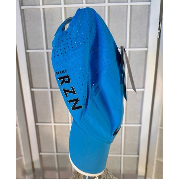 Nike RZN VRS Golf Hat Blue OSFM Adjustable Breathable Swoosh Logo Polyester New - Picture 3 of 10